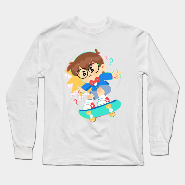 Detective Conan Case Closed Long Sleeve T-Shirt by MoonbeansandRice